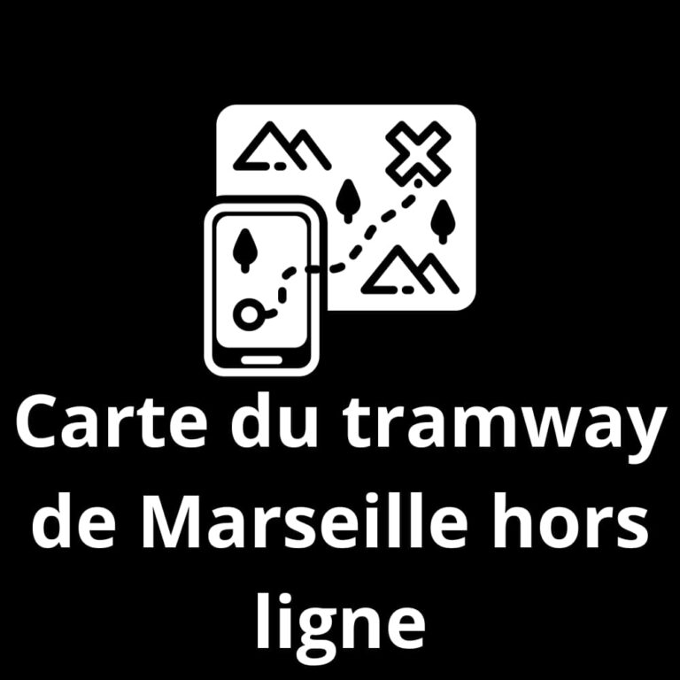 Carte du tramway de Marseille hors ligne