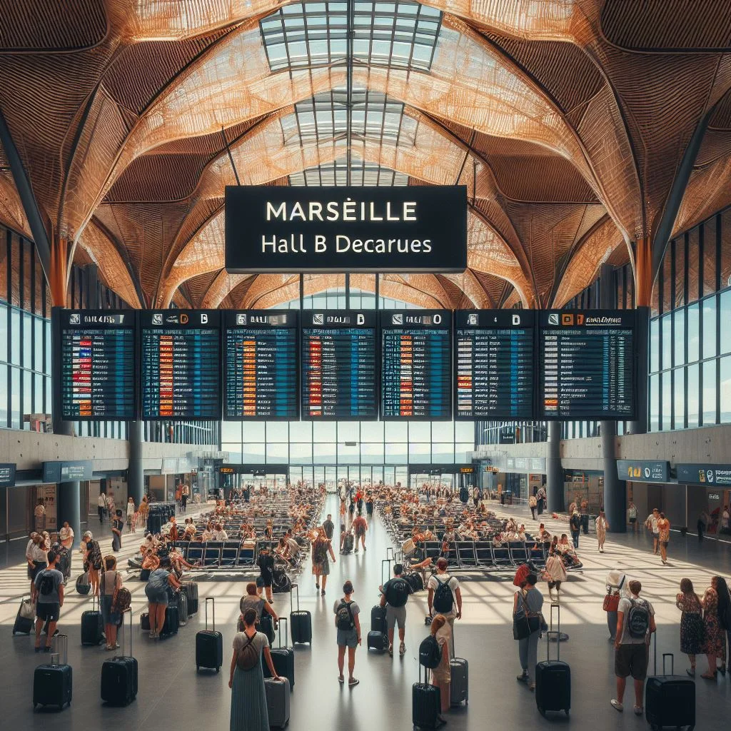 Simulation de l'aéroport de Marseille