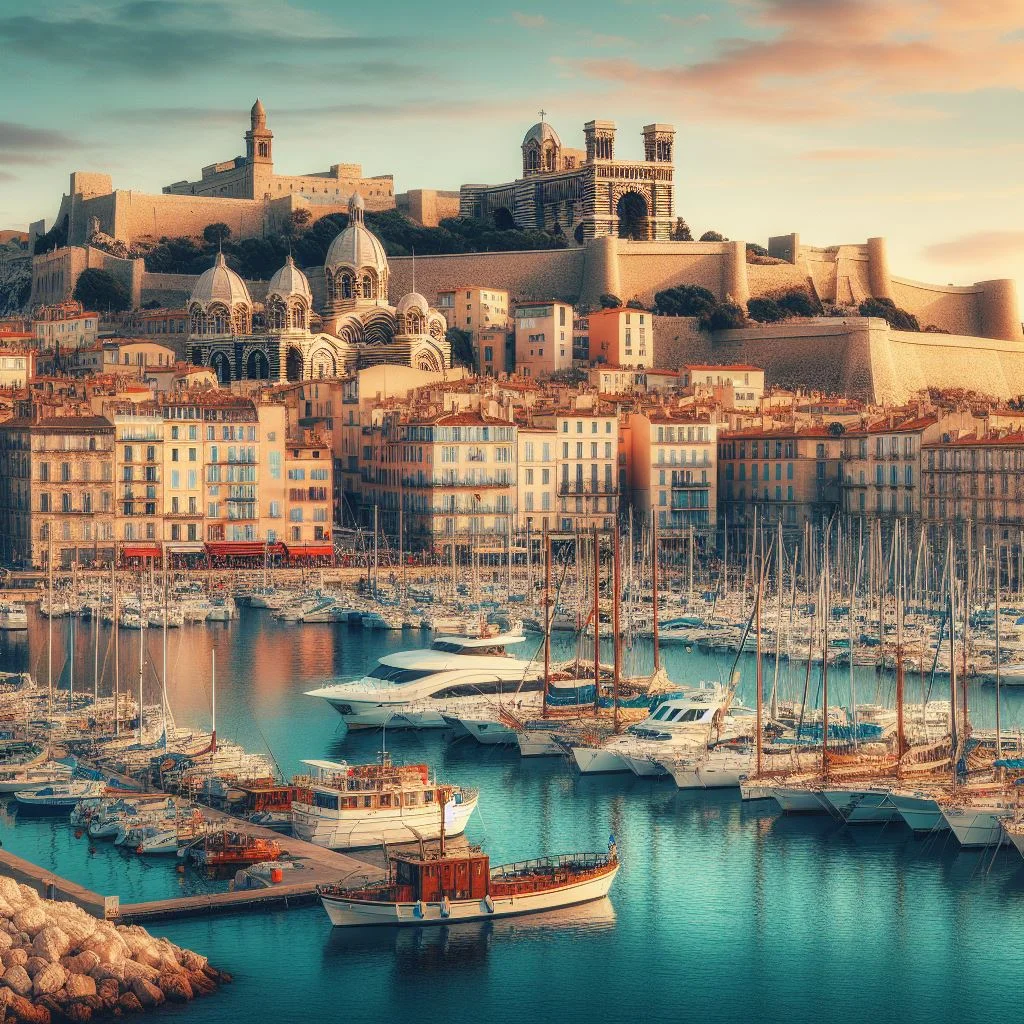 Simulation du port de Marseille